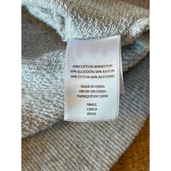Womens Rails Gray Cotton Blend Lace‎ Up Detail Pullover Sweatshirt Size Small - Picture 8 of 8